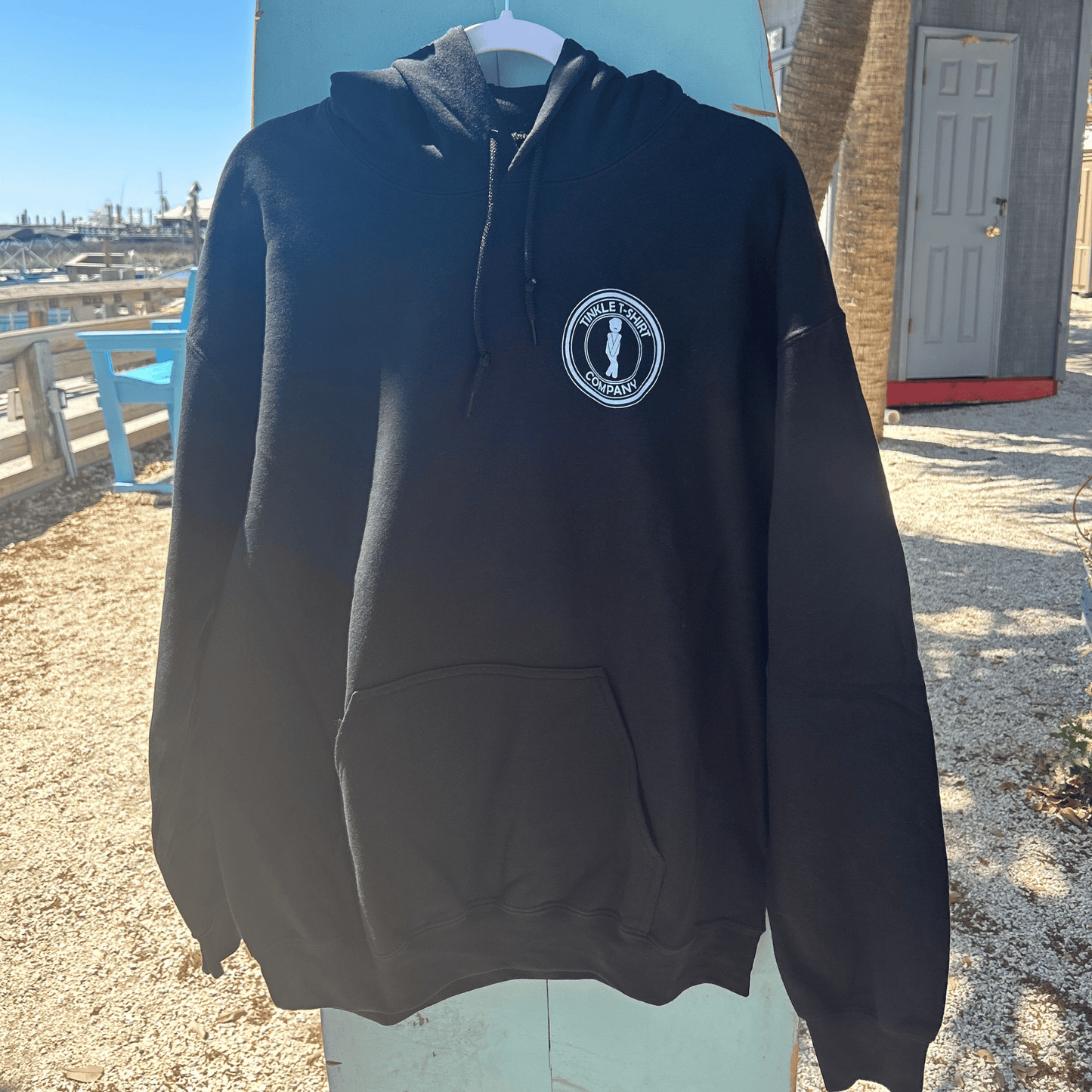 "I Tinkled In The Inlet" Hoodie Sweatshirt Black