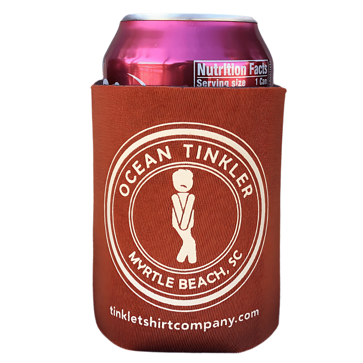 Orange Ocean Tinkler koozie