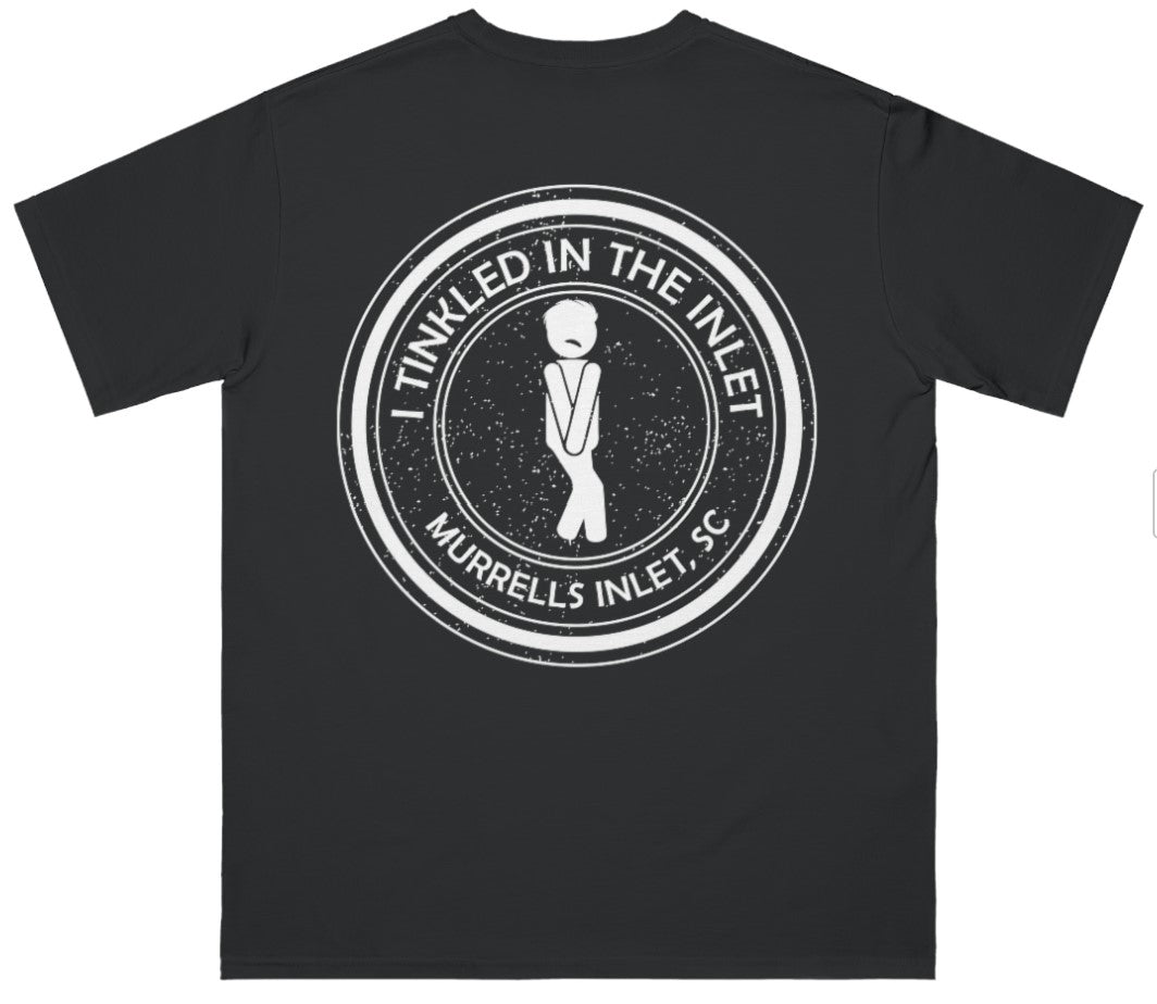 i tinkled in the inlet black t shirt