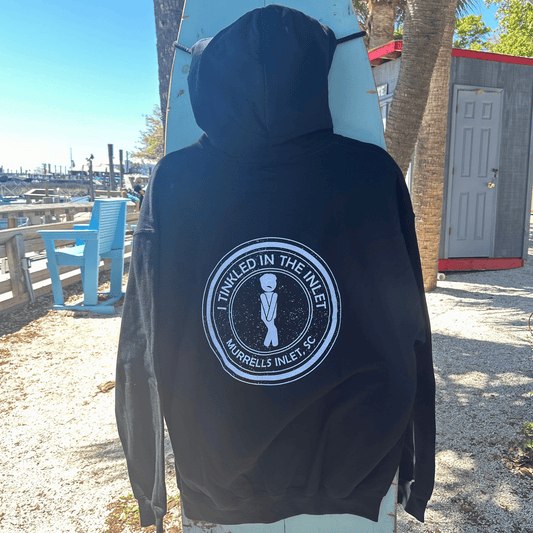 "I Tinkled In The Inlet" Hoodie Sweatshirt Black