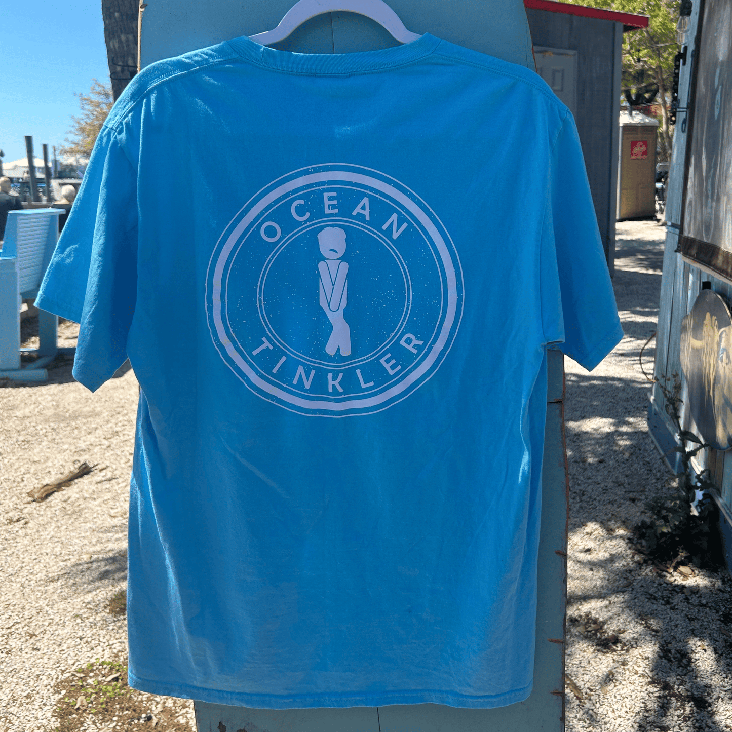 "Ocean Tinkler" T-Shirt (Tidal Wave Blue)