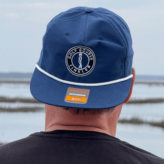 Golf Course Tinkler Performance Hat | Navy Rope - Funny Golf Hat