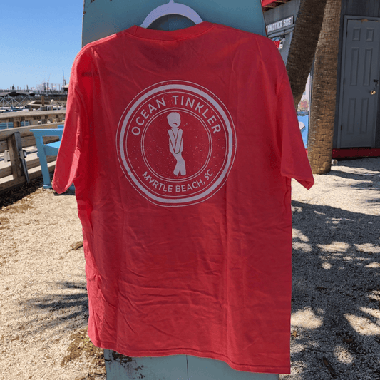 "Ocean Tinkler Myrtle Beach" T-Shirt (Salmon)