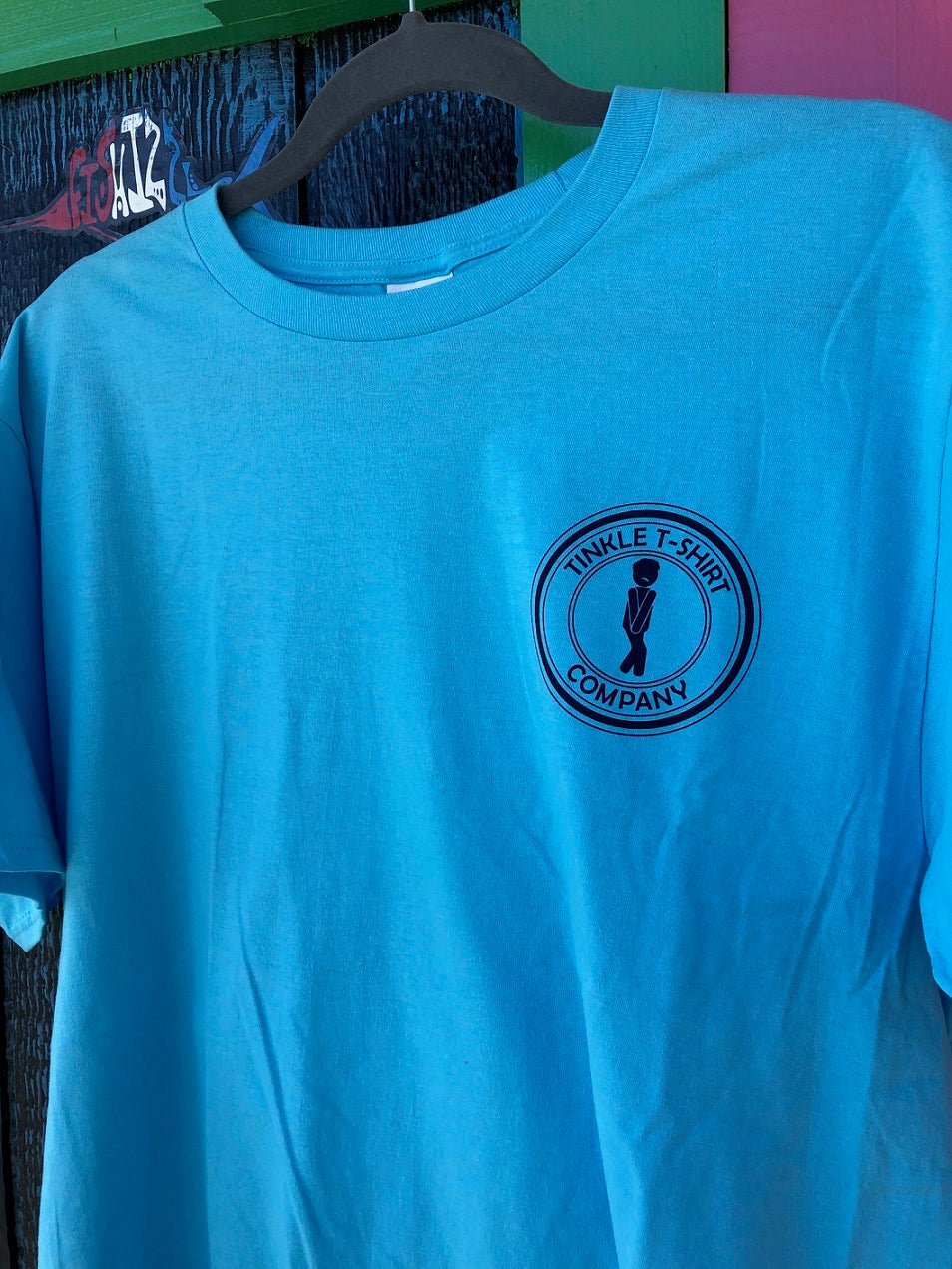 tinkle t company aqua t shirt