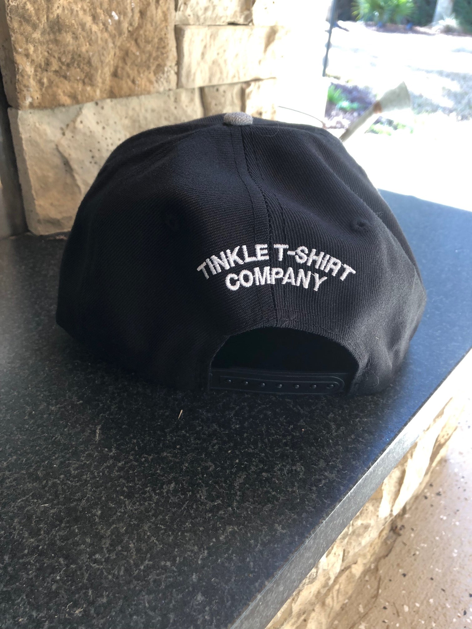back of hot tub tinkler hat embroidered is Tinkle T-Shirt Company