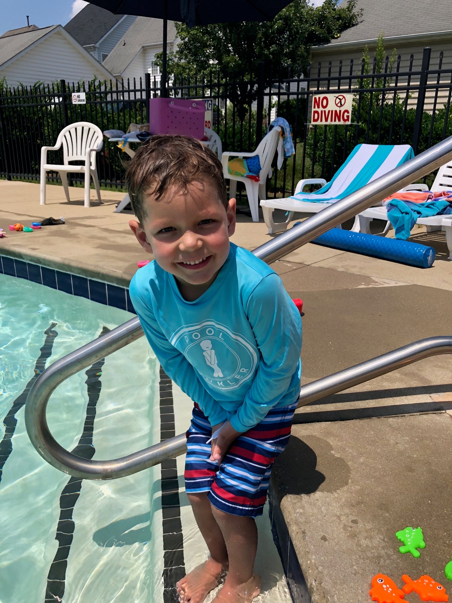 "Pool Tinkler" Kids Long Sleeve Sun Shirt