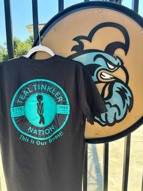 Teal Tinkler Nation - Black Tee