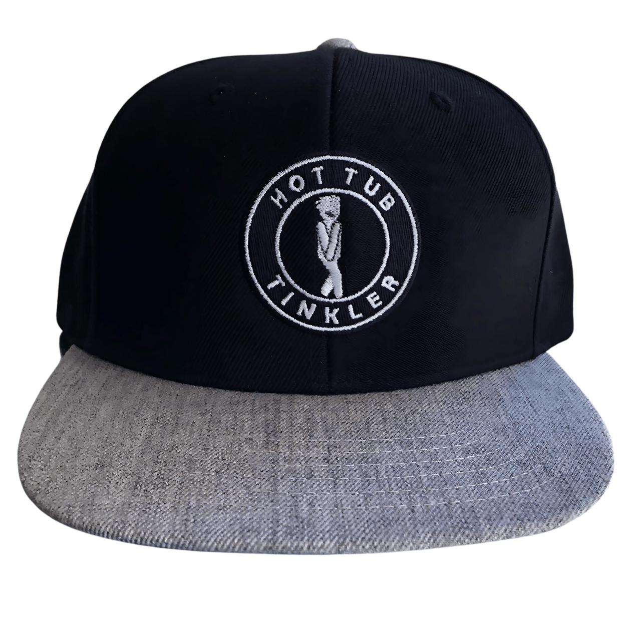 hot tub tinkler rey black snap back hat